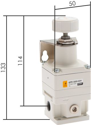 Exemplary representation: Precision pressure regulator - Eco-Line, series 2